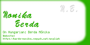 monika berda business card